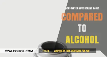 Boiling Point Comparison: Water vs. Alcohol Explained