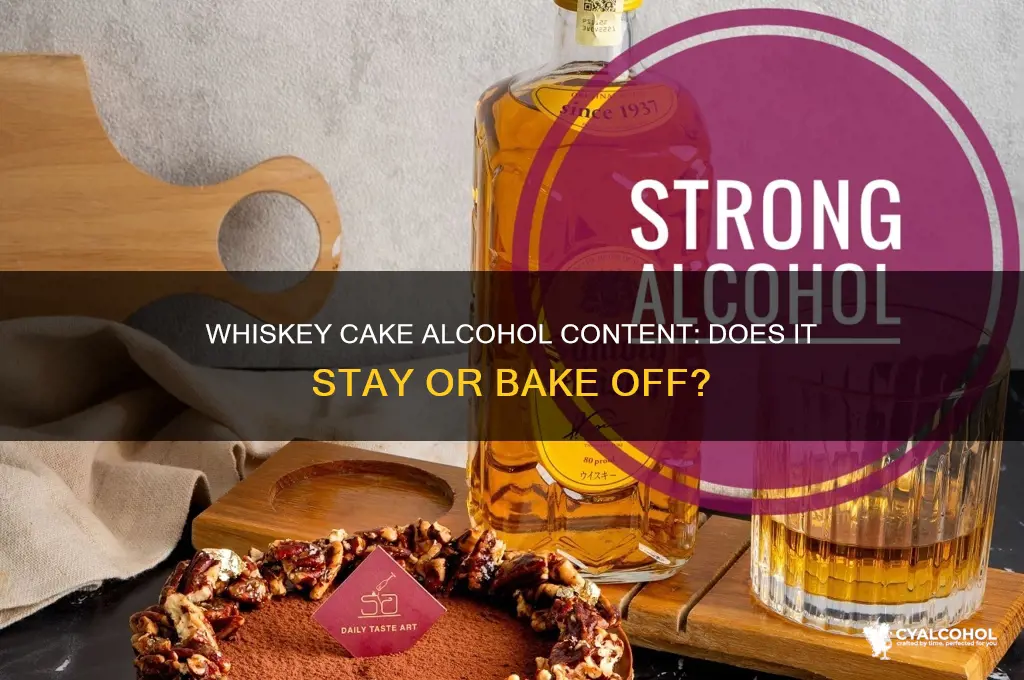 does whiskey cake have alcohol