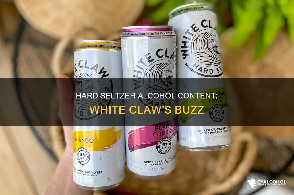 does white claw hard seltzer have alcohol in it