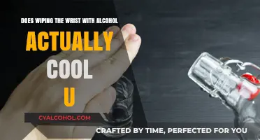 Alcohol Wrist Wiping: Does It Really Cool You Down?
