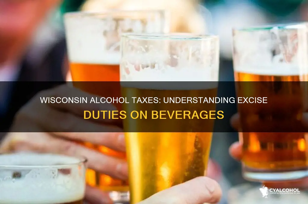 does wisconsin tax alcohol