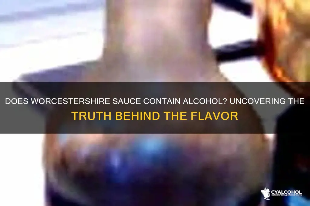 does worcestershire have alcohol