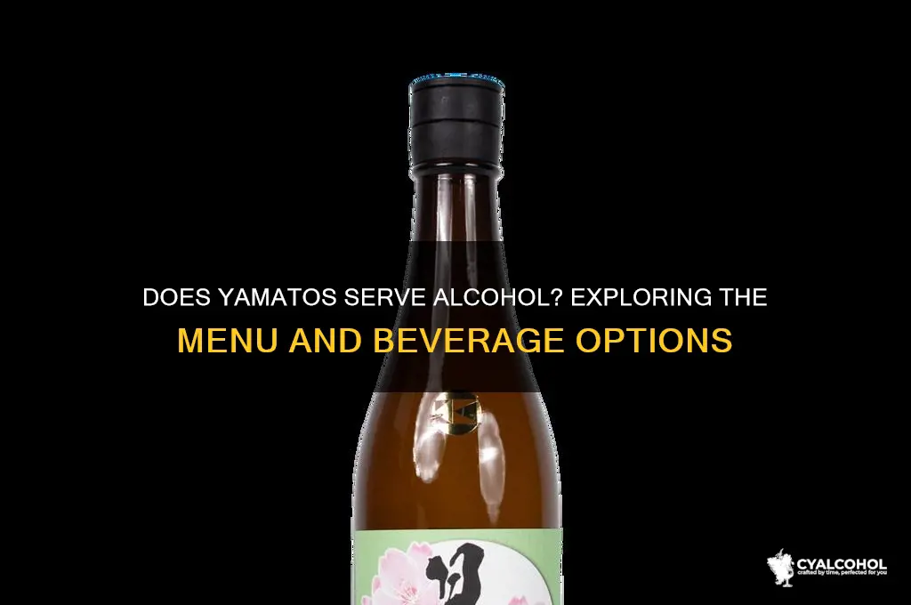 does yamatos have alcohol
