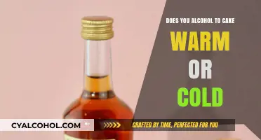 Warm or Cold Alcohol in Cake: Which Method Yields Better Results?