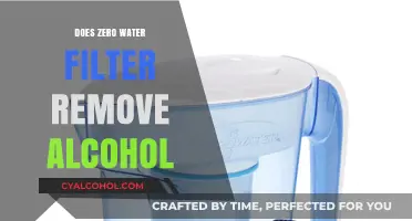 Can Zero Water Filters Remove Alcohol from Beverages?