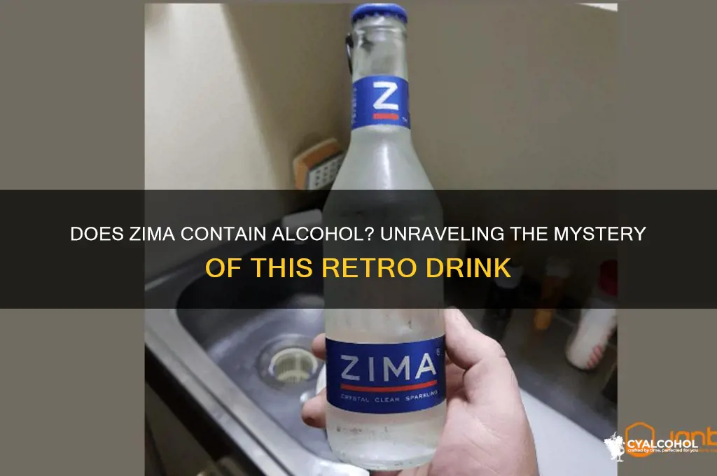 does zima have alcohol
