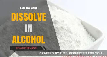 Does Zinc Oxide Dissolve in Alcohol? A Comprehensive Analysis