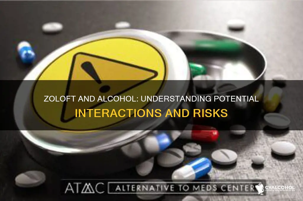 does zoloft anf alcohol have interrections
