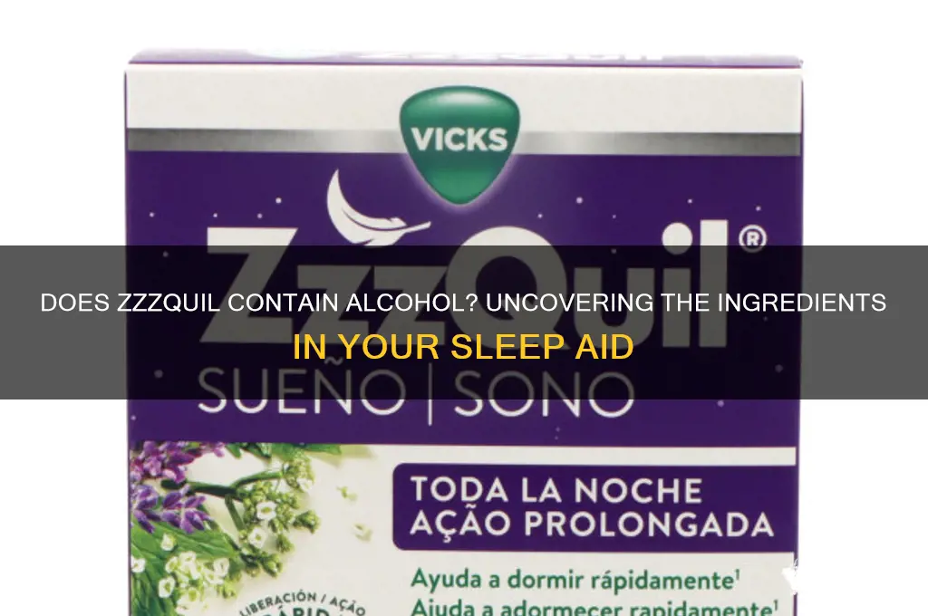 does zquil have alcohol