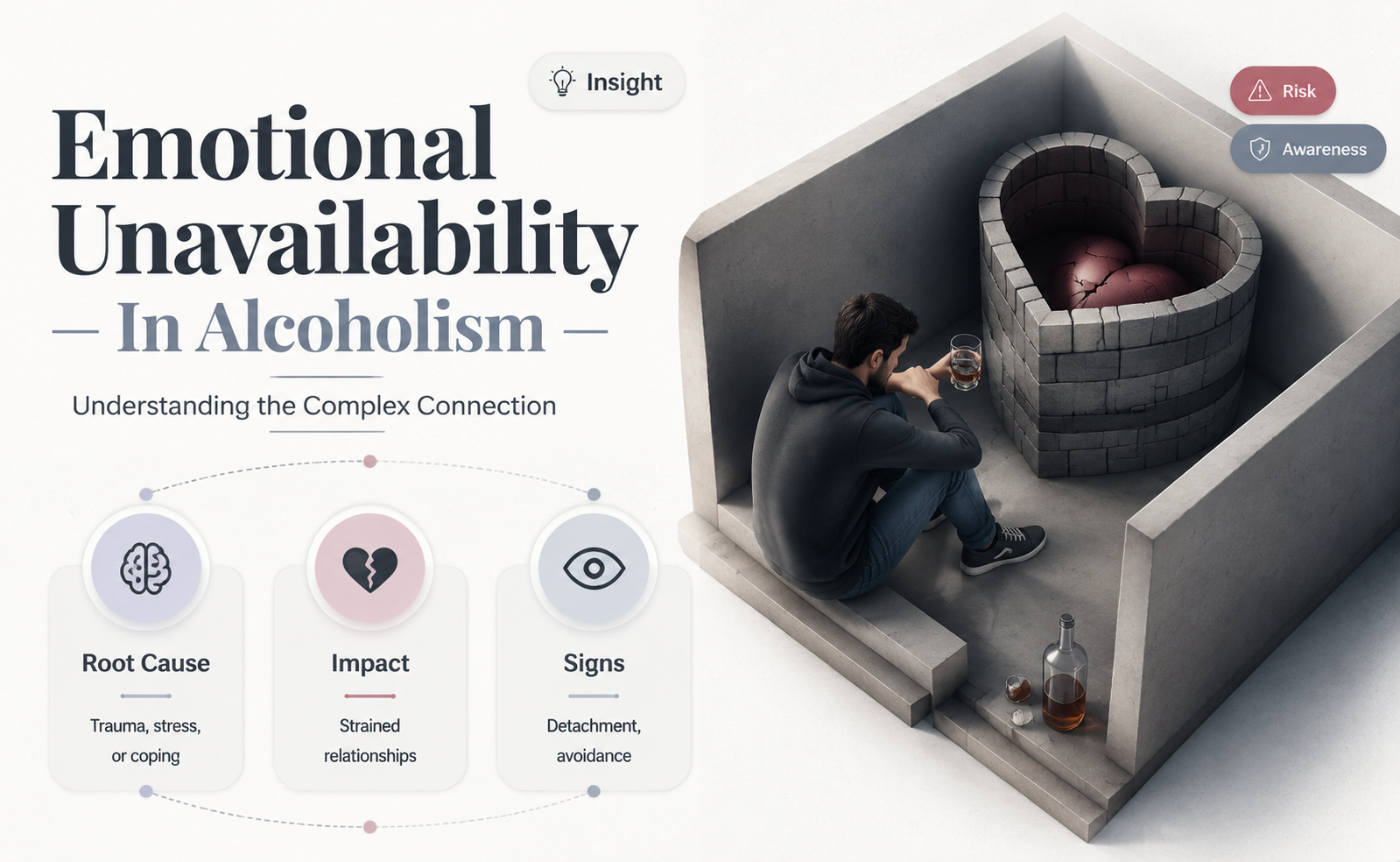are alcoholics emotionally unavailable