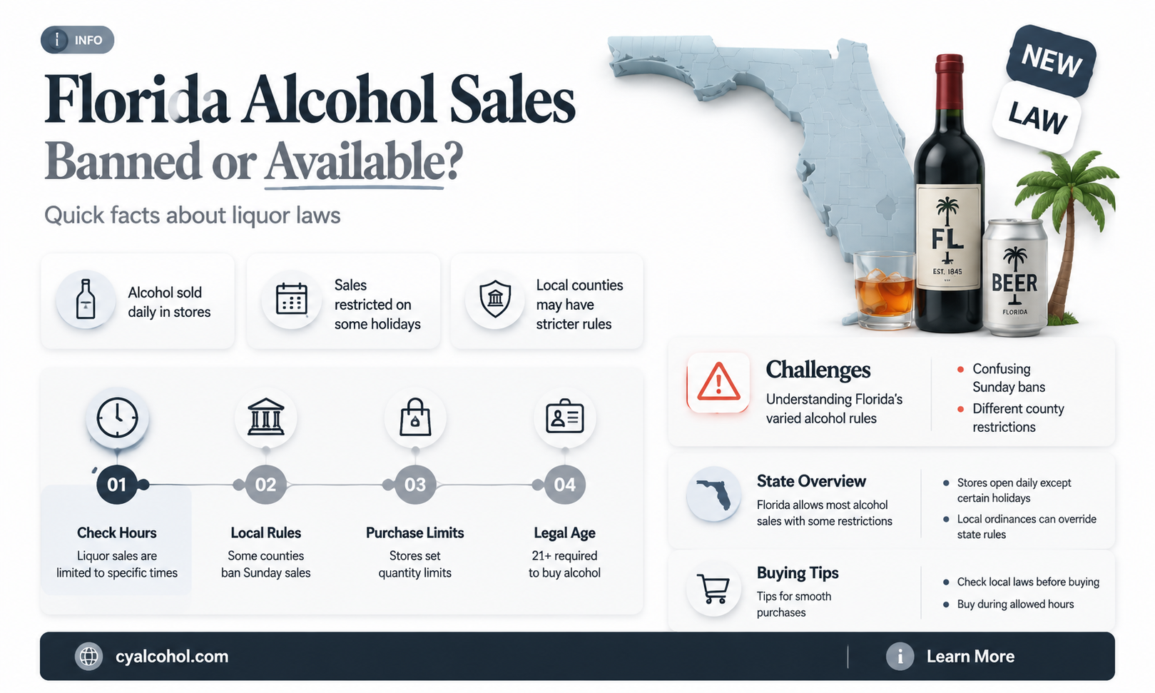 are alcohol sales banned in florida