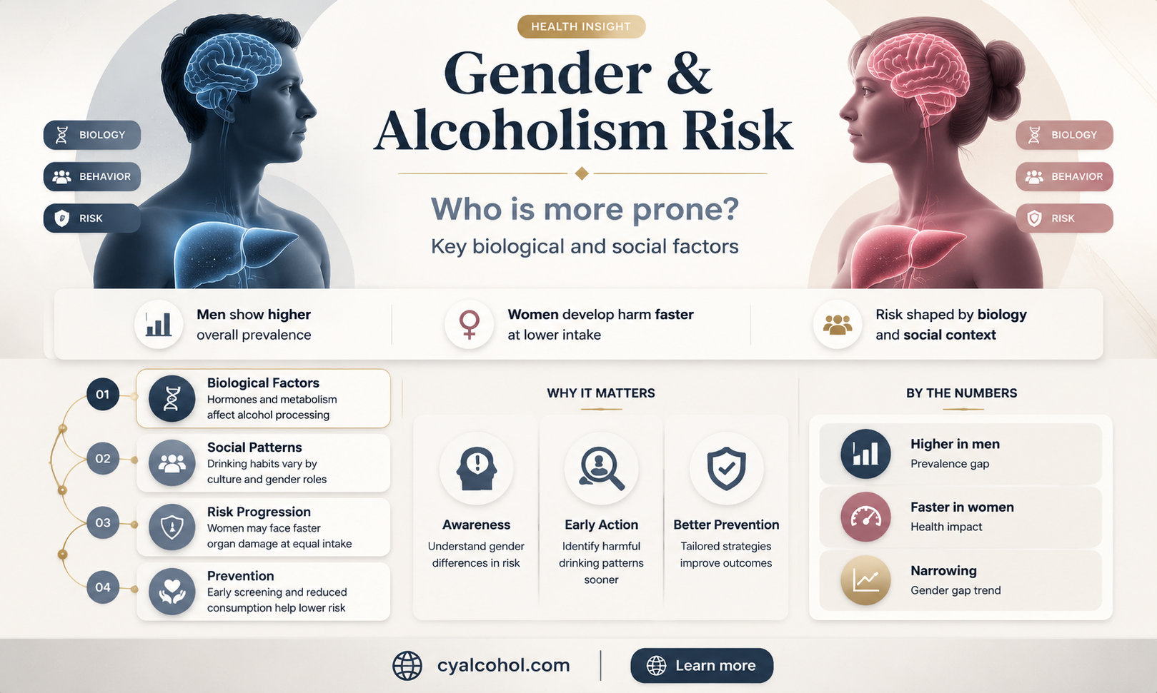 are men or women more likely to be alcoholics