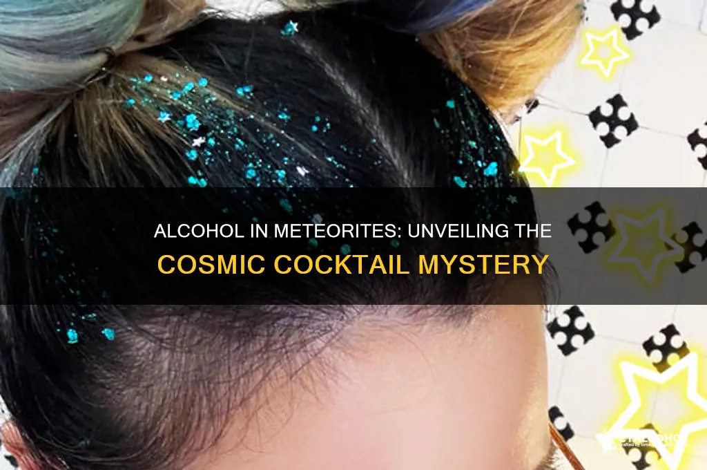 has alcohol been found in meteorites