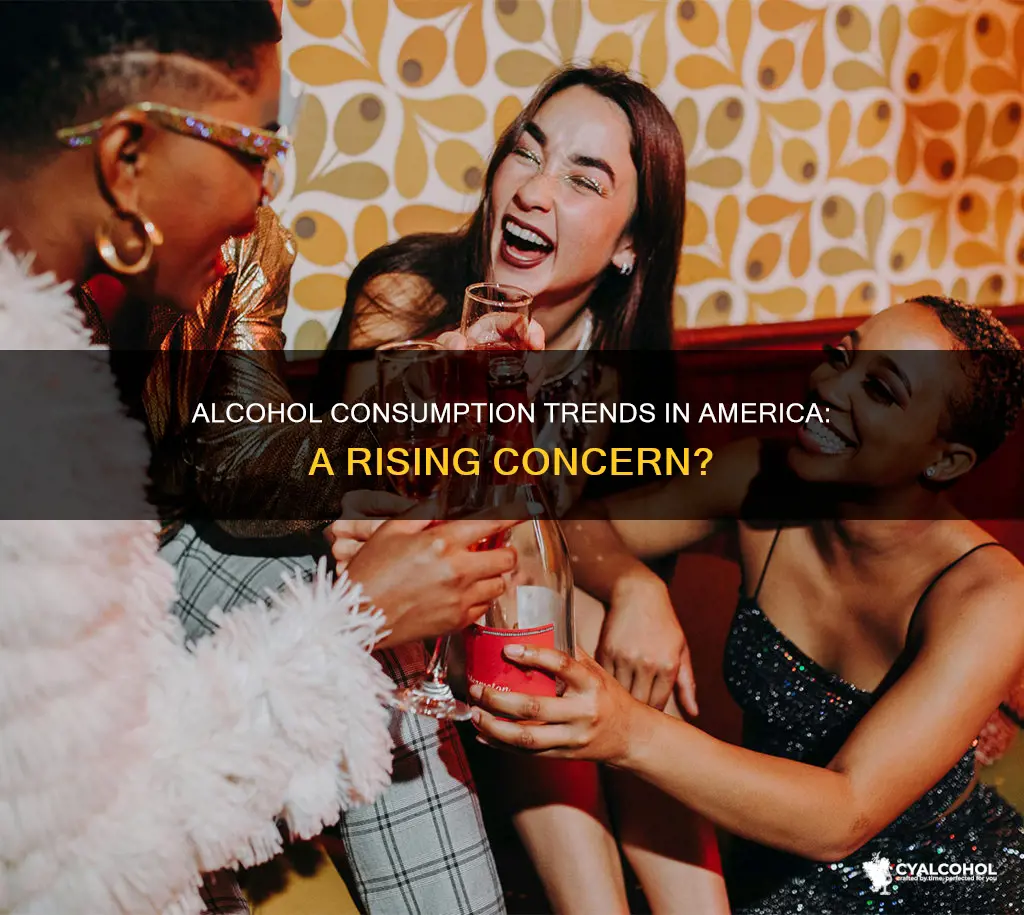 has alcohol consumption in america increased over the years