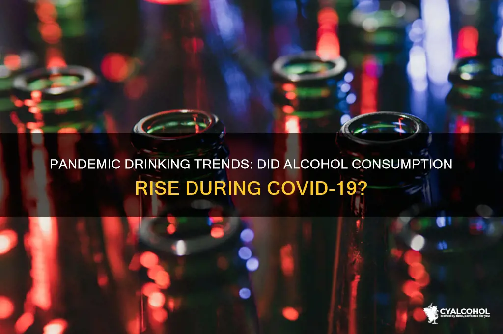 has alcohol consumption increased during covid
