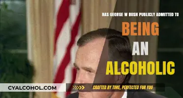 Did Bush Admit to Alcoholism?