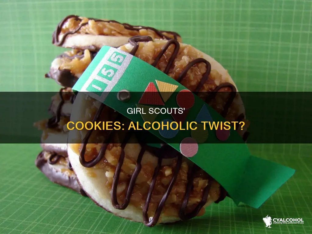 has girl scouts of america sold any alcoholic cookies