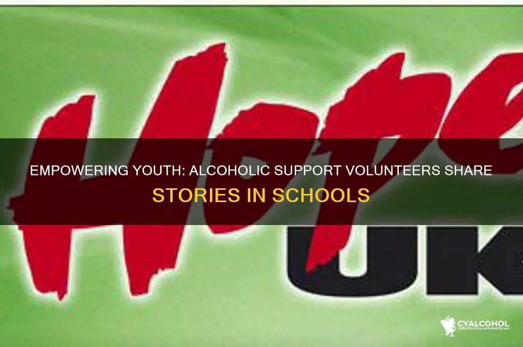 have alcoholic support come talk to school kids