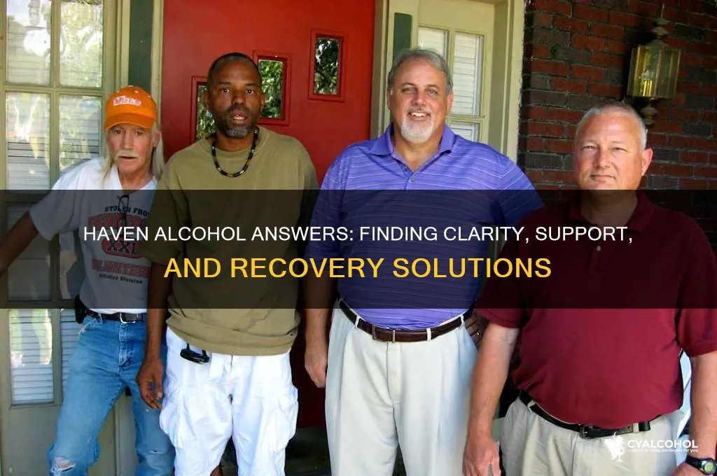 haven alcohol answers