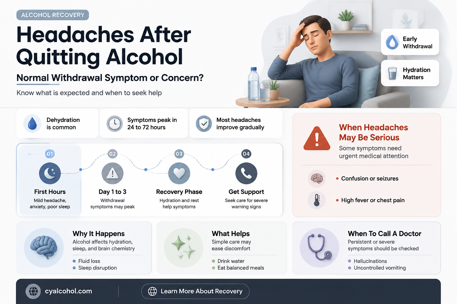 are headaches normal after quitting alcohol