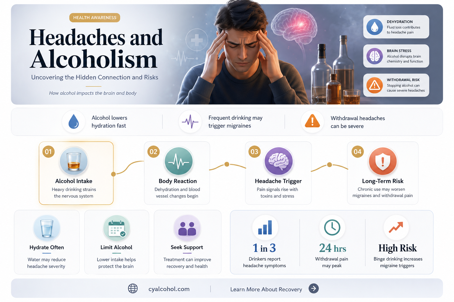 are headaches a sign of alcoholism