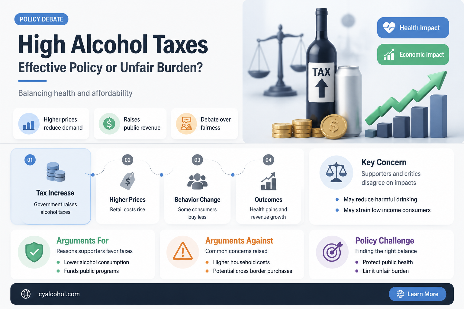 are high taxes put on alcohol
