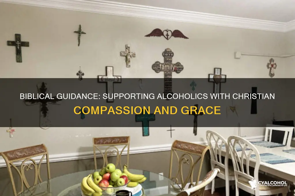 how a christian handles an alcoholic