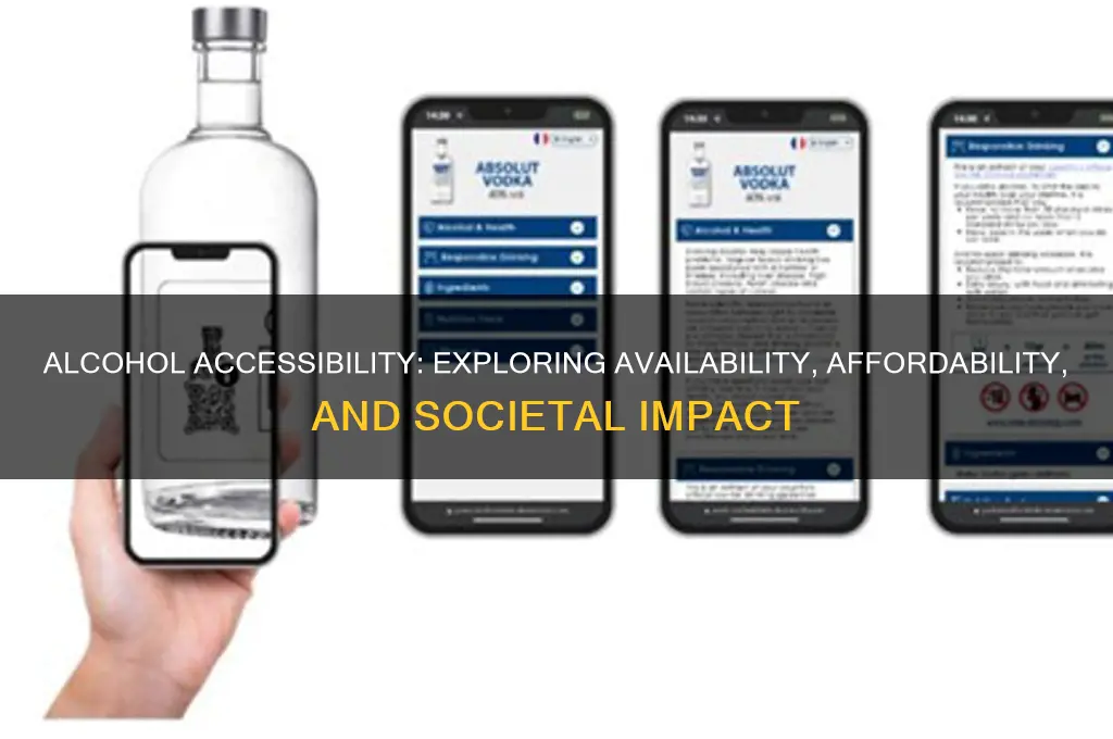 how accessible is alcohol