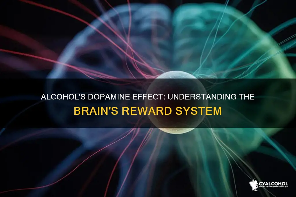 how alcohol and dopamine