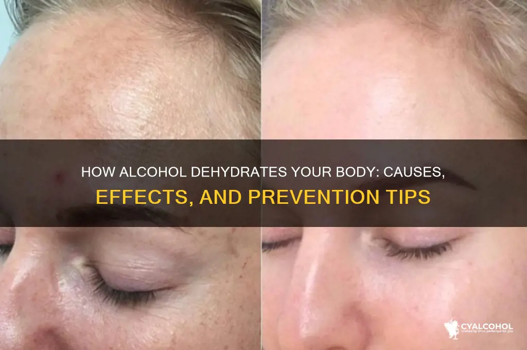 how alcohol dehydrate