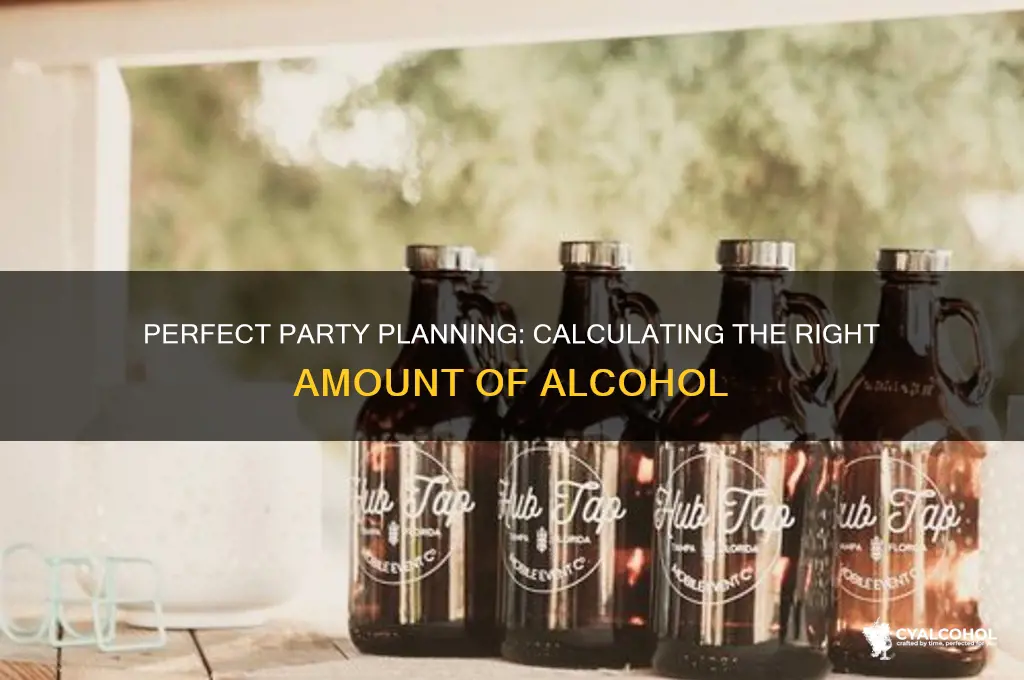 how alcohol do i need for a party