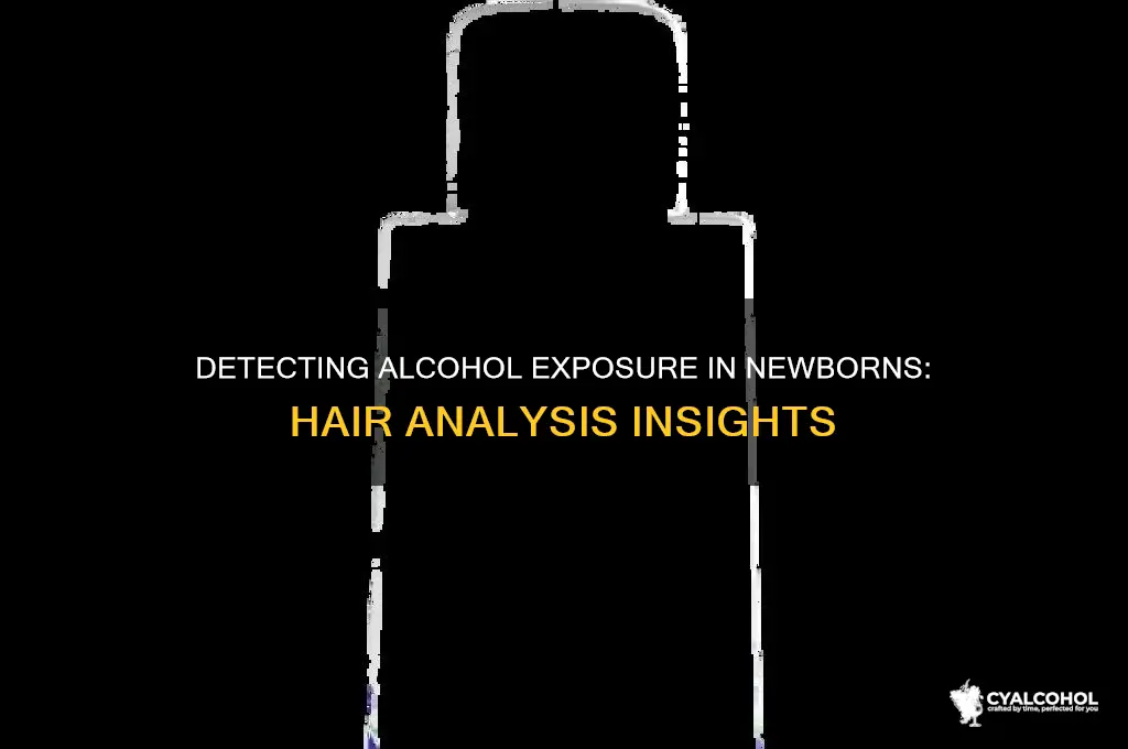 how alcohol exposure is determined through newborn hair