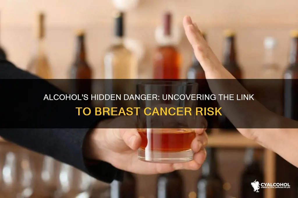 how alcohol increases breast cancer risk
