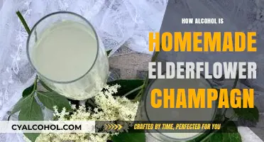 Crafting Homemade Elderflower Champagne: A Simple Alcoholic Beverage Guide