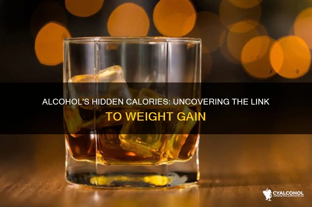 how alcohol leads to weight gain