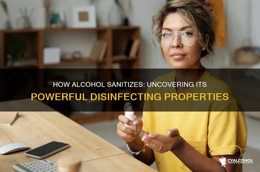 how alcohol sanitize