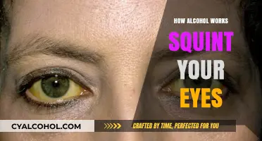 How Alcohol Affects Vision: Understanding Why Eyes Squint When Drinking