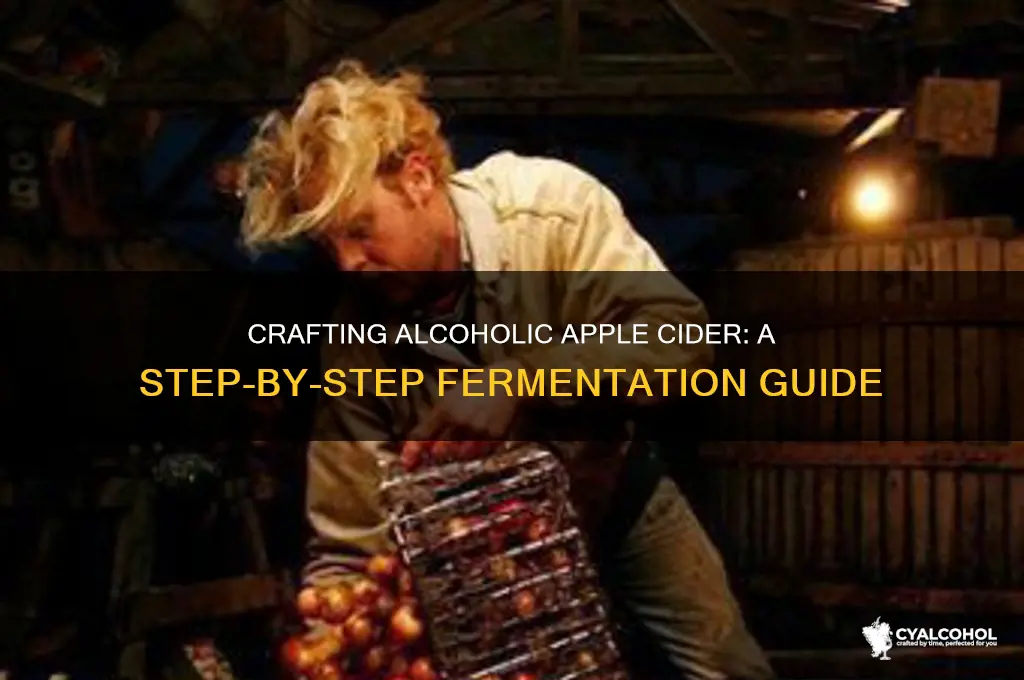 how alcoholic apple cider is made