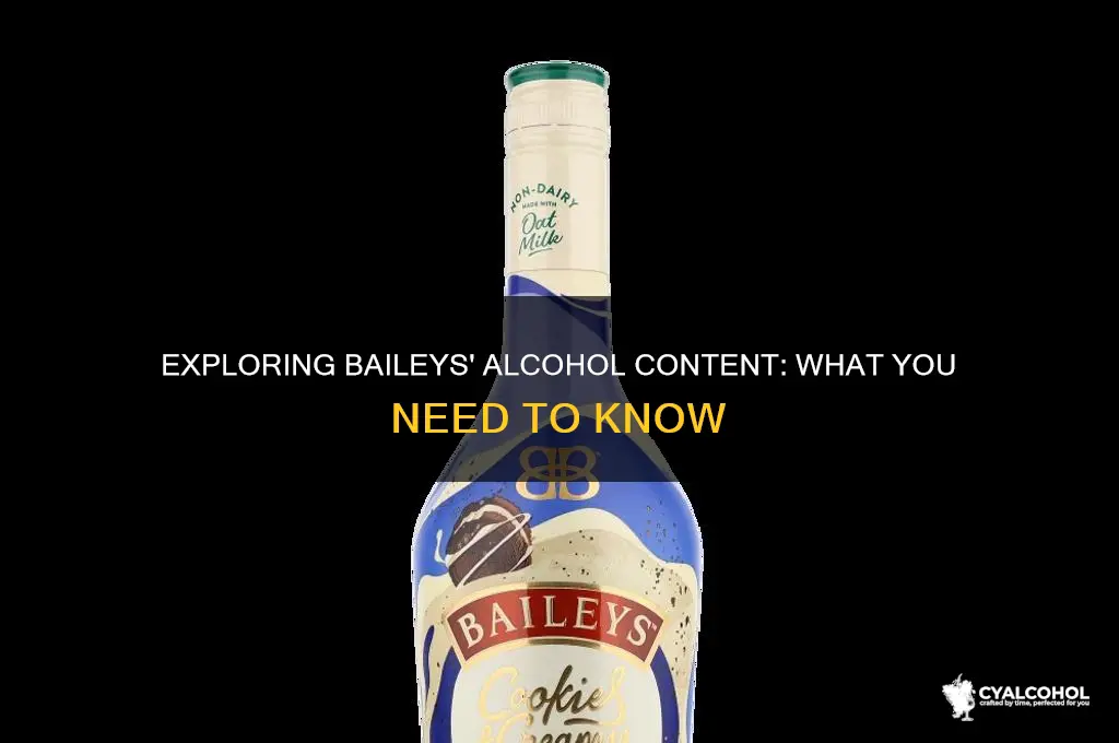 how alcoholic is baileys