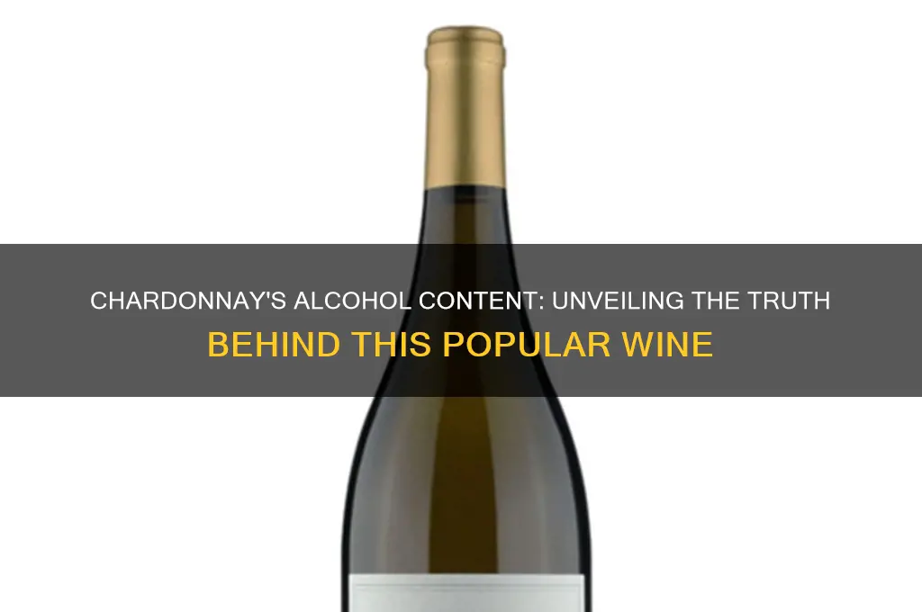 how alcoholic is chardonnay