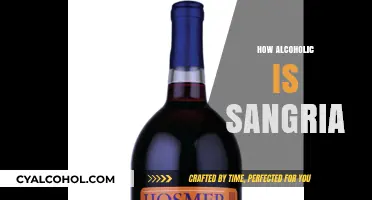 Sangria's Alcohol Content: Unveiling the Truth Behind This Popular Cocktail