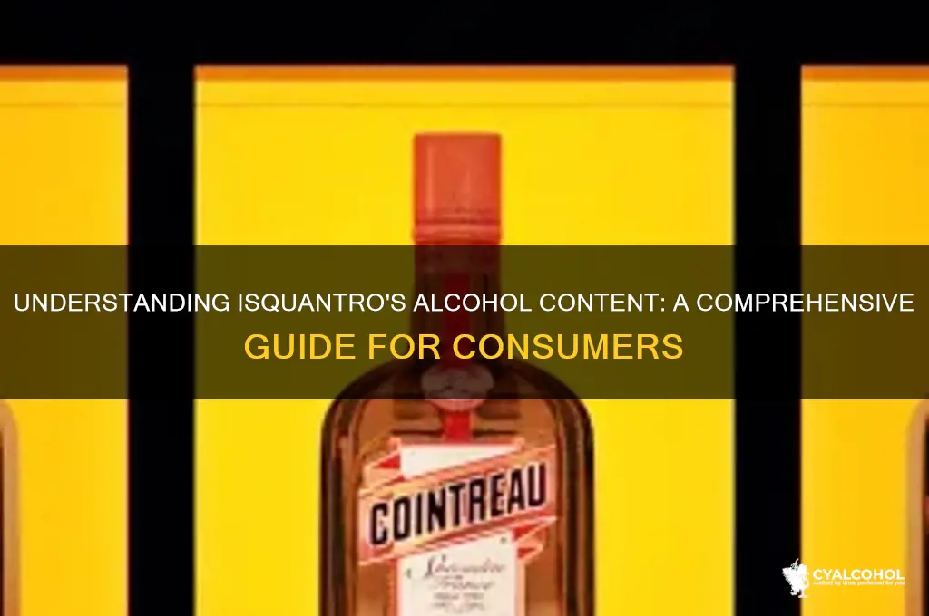 how alcoholic isquantro