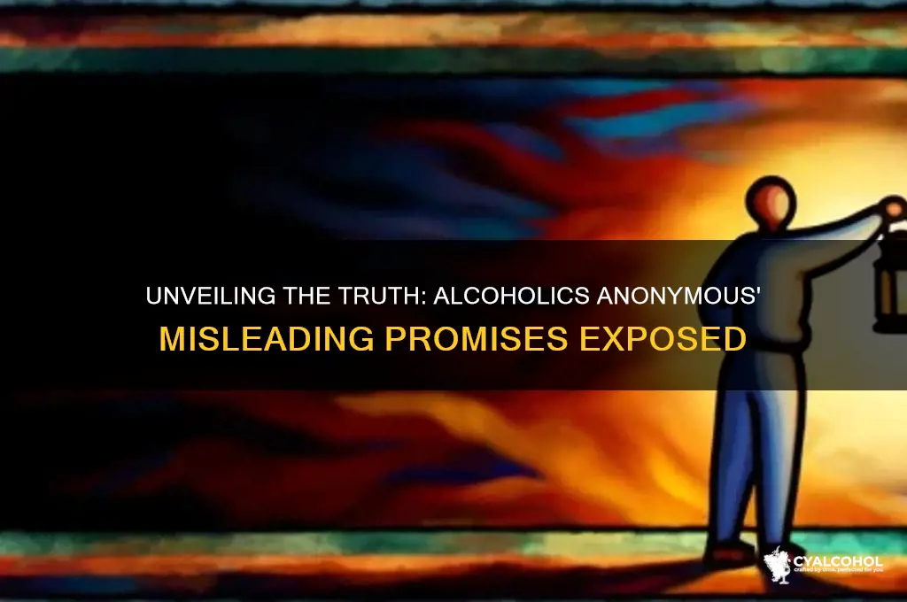 how alcoholics anonymous lied