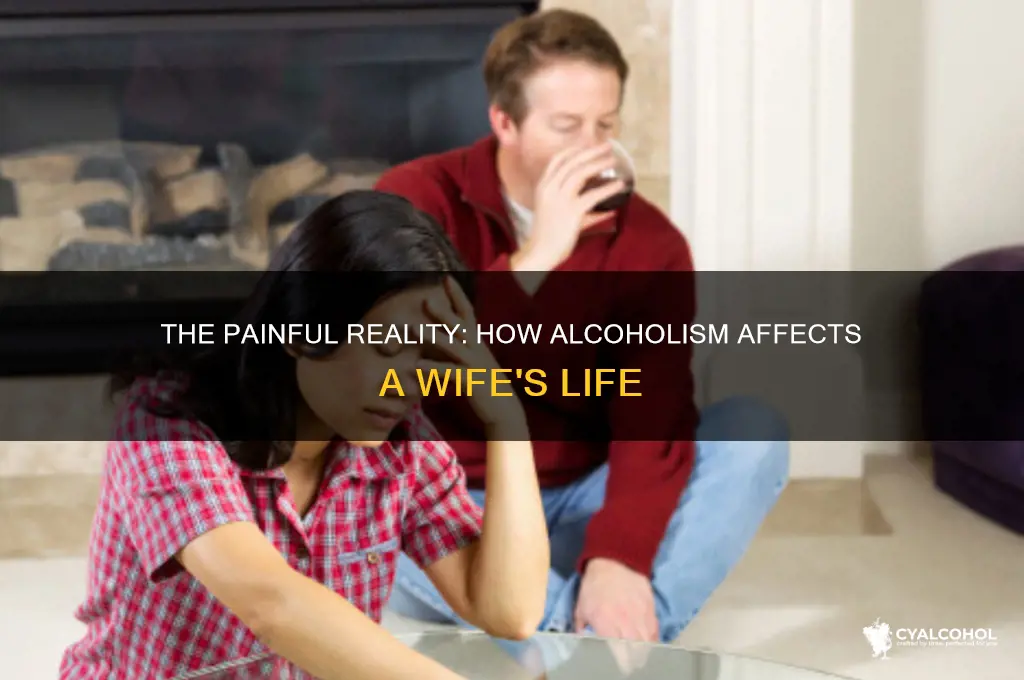 how an alcoholic treats his wife