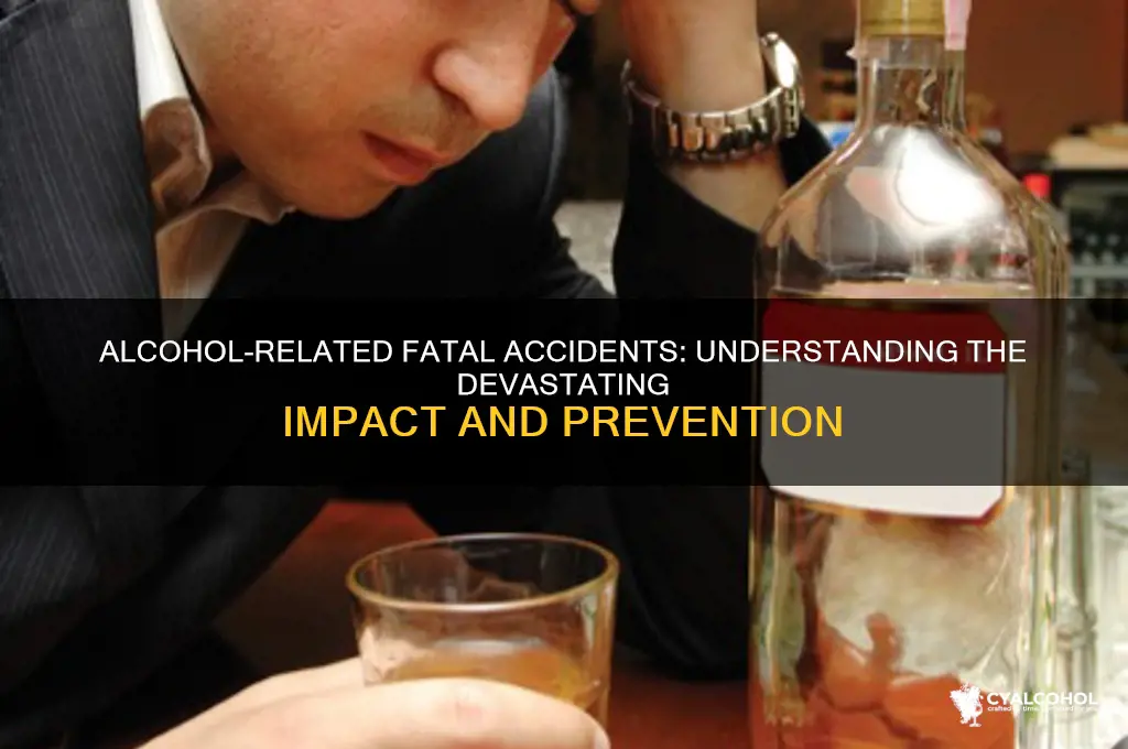 how any fatal accidents are involved with alcohol