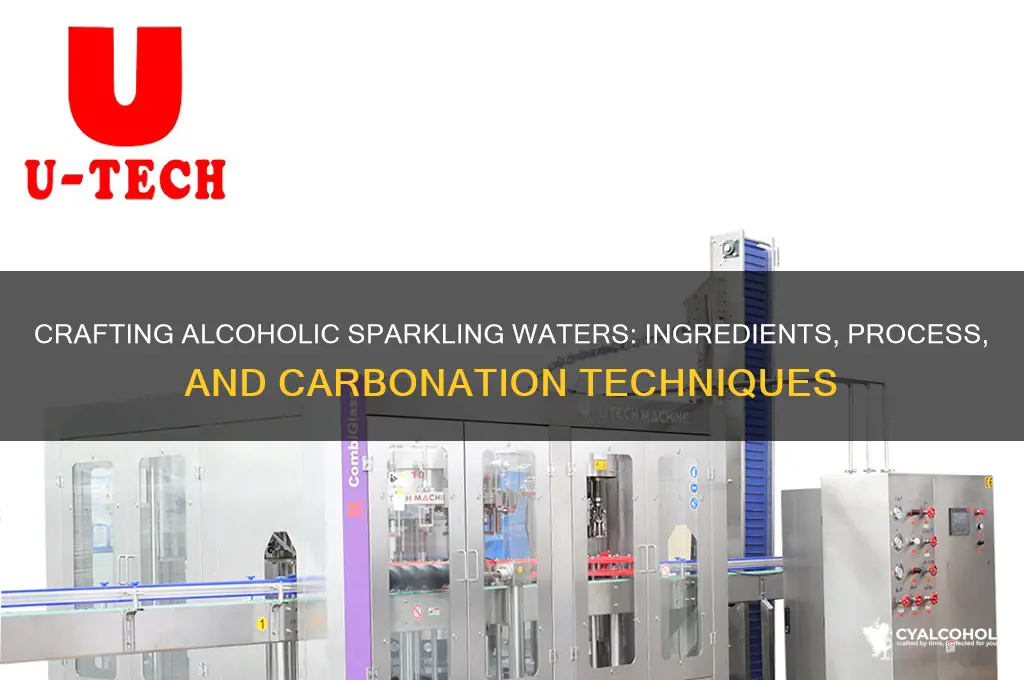 how are alcoholic sparkling waters made