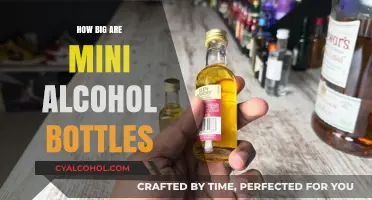 Mini Alcohol Bottles: Uncovering Their Surprising Size and Uses