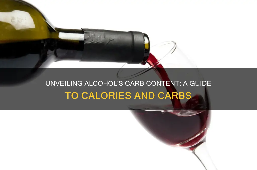 how carby is alcohol