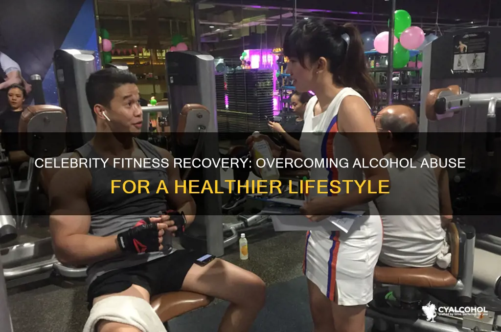 how celebrities recover their fitness after alcohol abuse