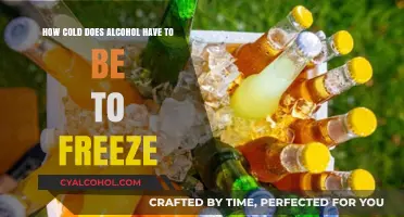 Alcohol Freezing Point: When Does It Freeze?